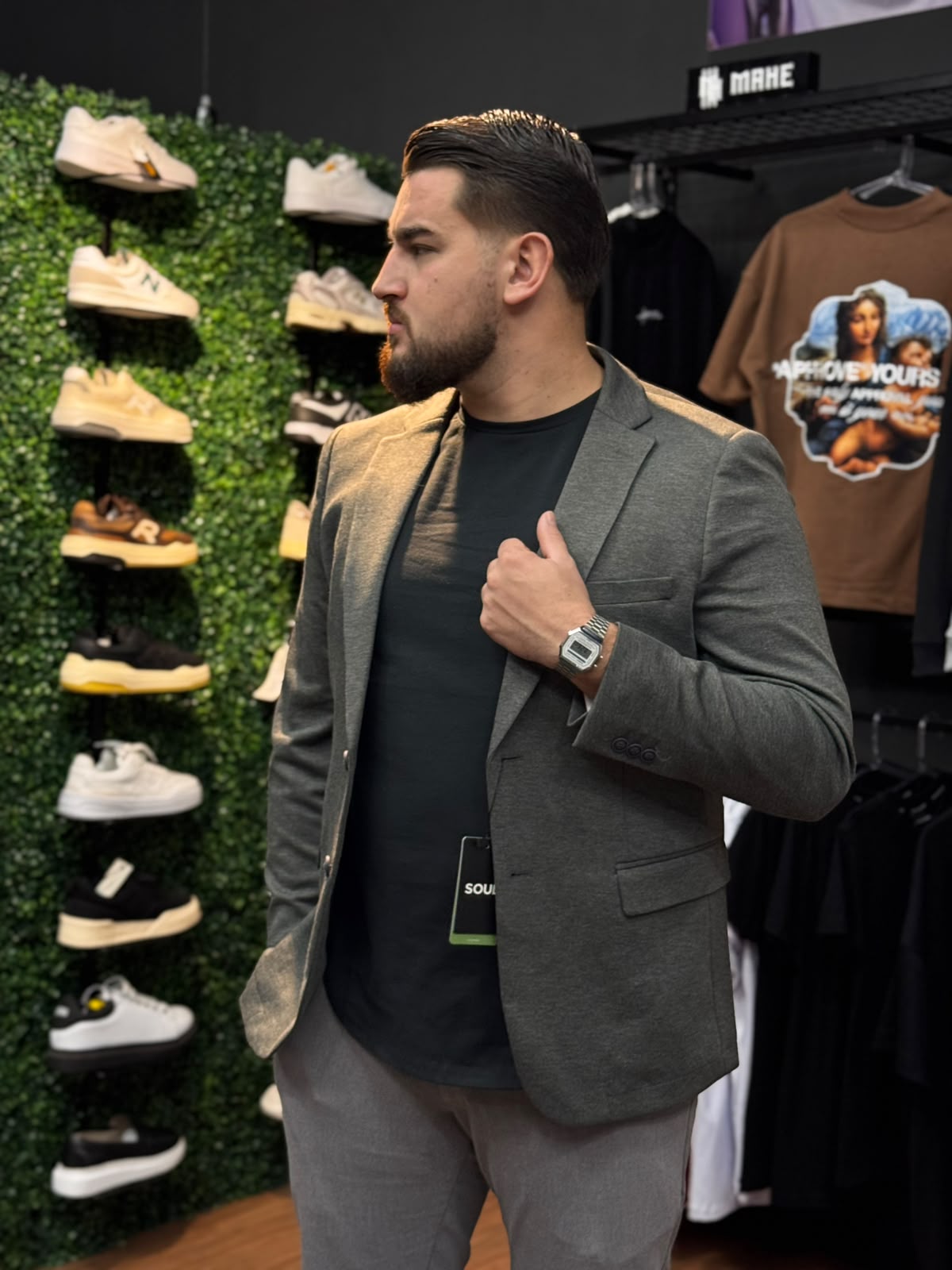 BLAZER SOUL SLIM MALHA PIQUET GRAFITE 50