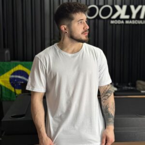 CAMISETA SOUL SLIM ALGODÃO PIMA BRANCO M