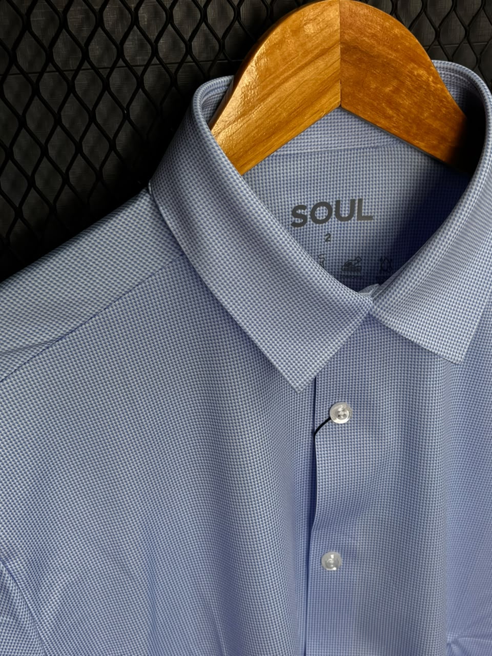 CAMISA SOUL MALHA TECNOLOGICA AZUL CLARO 2