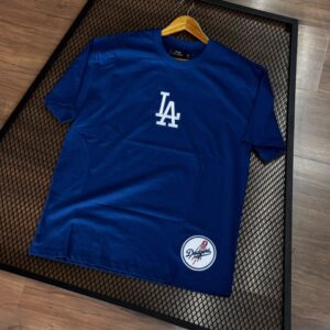 CAMISETA. LOS ANGELES DODGERS 100%ALGODÃO TAM:M AZUL (PRODUTO IMPORTADO)