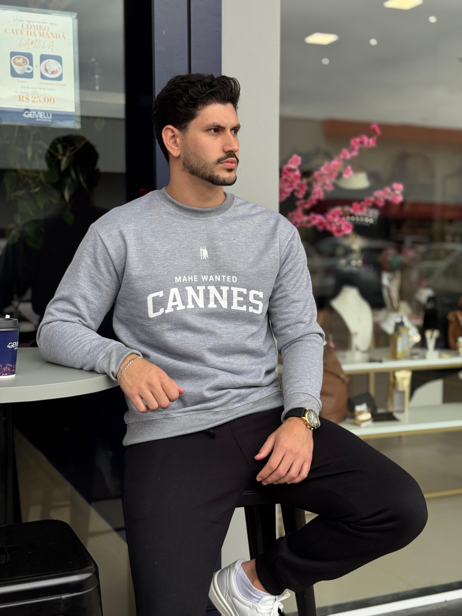 Moletom Mahe Cannes 2 Grey - P