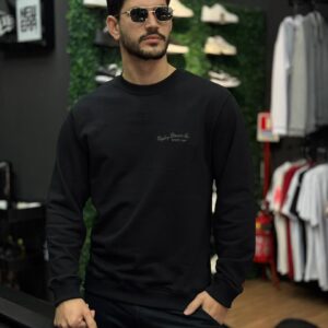 BLUSAO MOLETOM REPLAY XGG PRETO ITALIAN