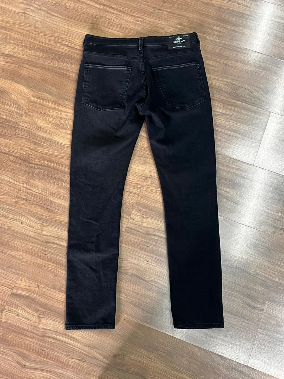 CALCA JEANS REPLAY NEAAL SKINNY 38 PRETO - Imagem 5
