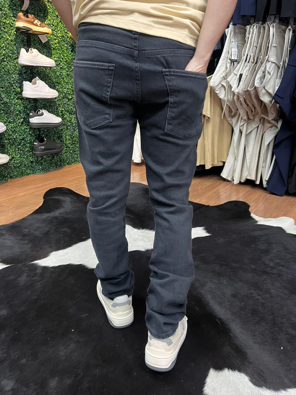 CALCA JEANS REPLAY NEAAL SKINNY 44 PRETO - Imagem 2